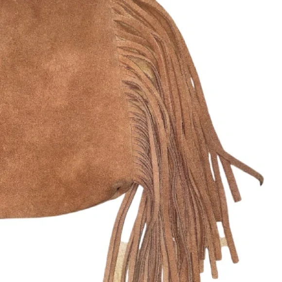 Ecote suede leather fringe crossbody - Picture 3 of 11